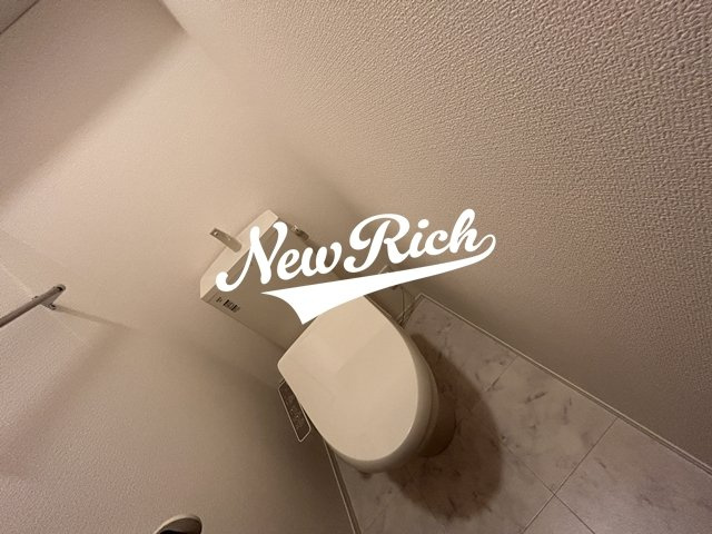高崎市上中居町のアパートのトイレ