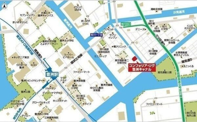 【地図】 | コンフォリア・リヴ豊洲キャナル
