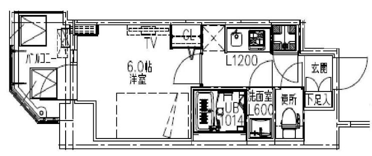 S-RESIDENCE都島Luxの間取り