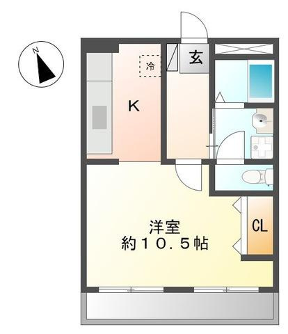 【間取り】 | コーポラス小峰