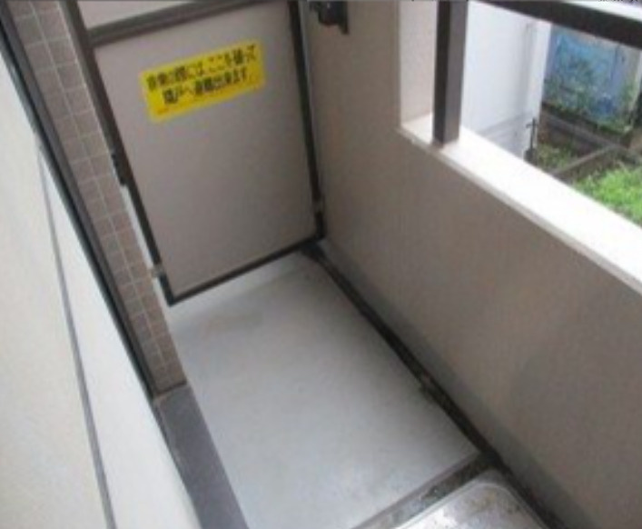 杉並区梅里１丁目の賃貸マンションのバルコニー