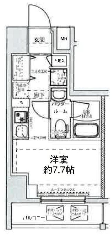 クラリッサ横浜ベーネの間取り