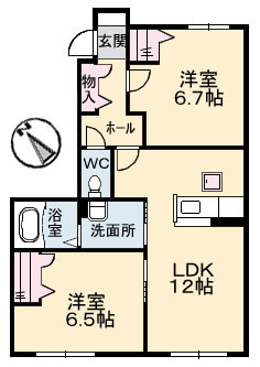 フラットスクエア庚午北 