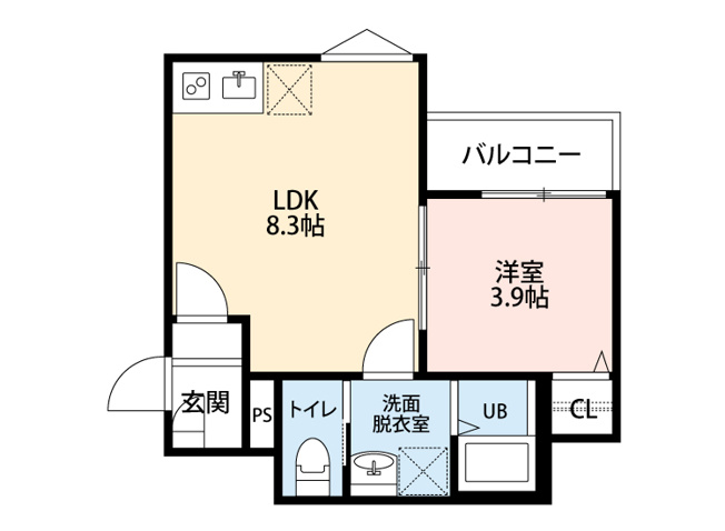 【間取り】 | Crecia二宮Ⅱ