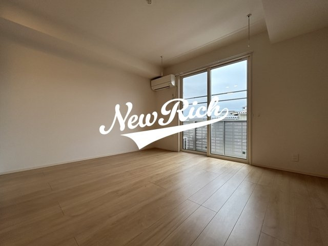 前橋市三俣町３丁目のアパートのバルコニー