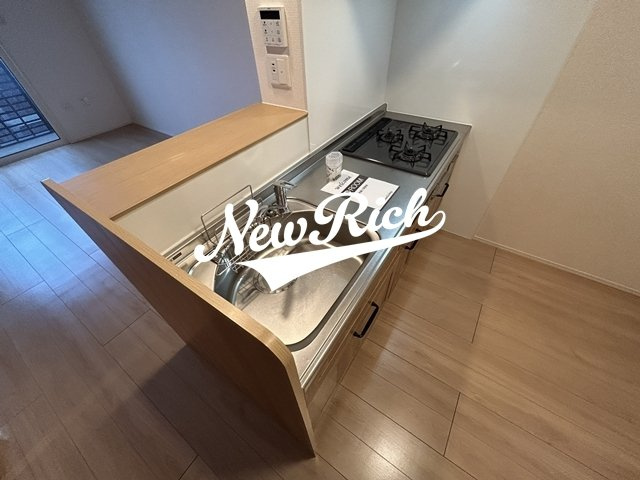 前橋市三俣町３丁目のアパートのキッチン