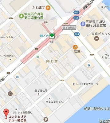 【地図】 | コンシェリア・デュー勝どき