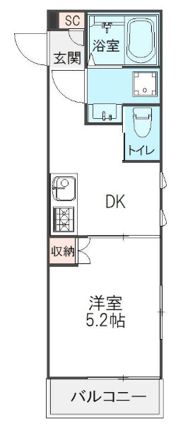 ヴランドール船橋駅前北口の間取り
