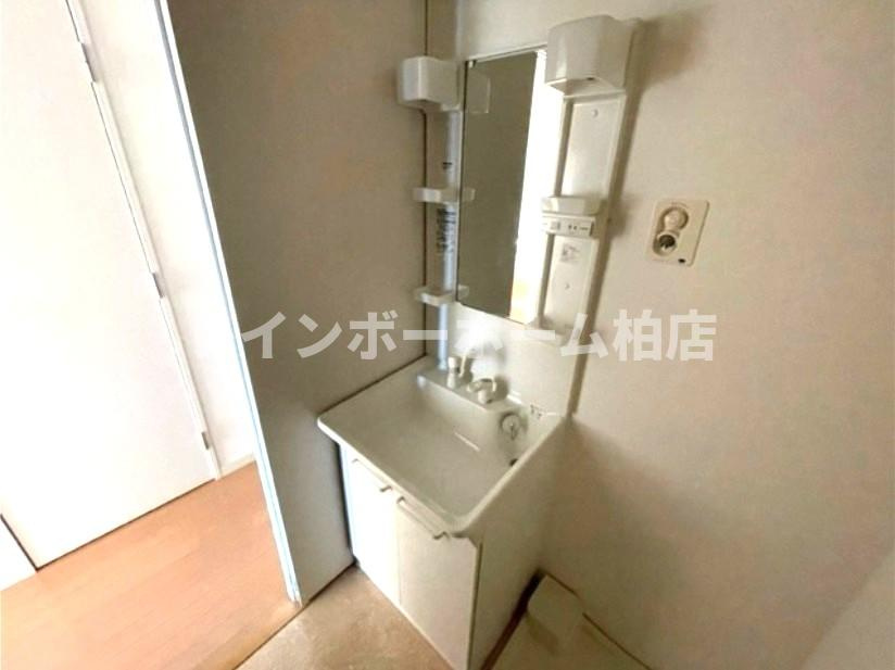M's-GONの洗面所|スペースが確保できる洗面所です