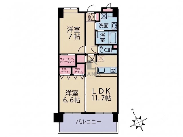 ヘスティア大濠　 当仁小学校区の間取り|ヘスティア大濠
