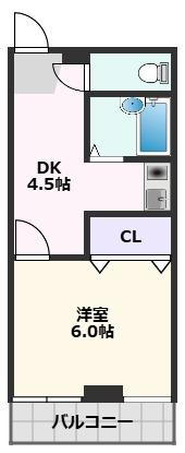 【間取り】 | アイワステーションビルⅥ号館