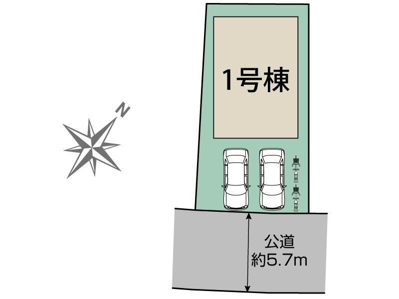 知多市八幡曽山73番24『仲介手数料無料』新築一戸建て・建売の区画図