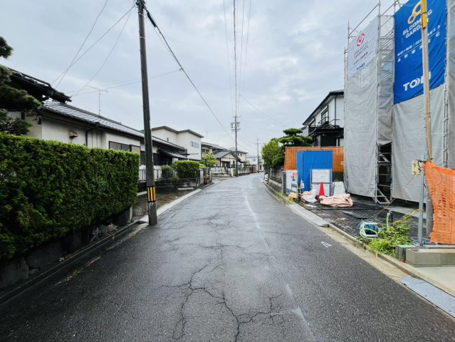 知多市八幡曽山73番24『仲介手数料無料』新築一戸建て・建売の前面道路含む現地写真