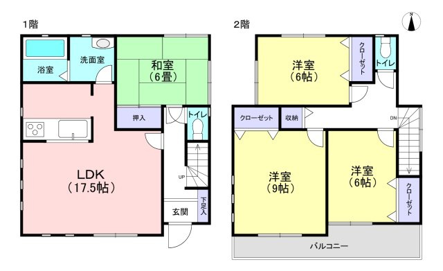 狭山市大字上奥富の間取り