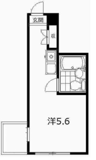 【間取り】 | スカイコート新宿 | 間取りです。