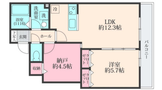 【間取り】 | ミリアビタ稲毛東 | 間取りです。