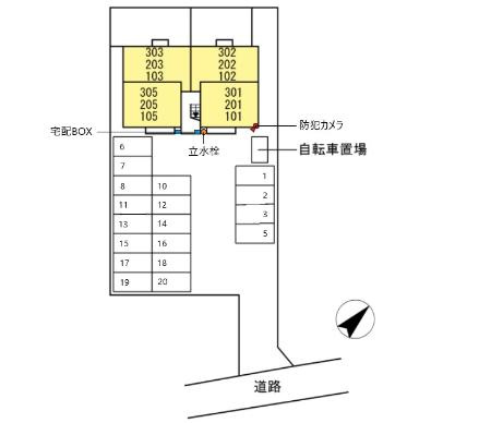 ＯＴＴ’ｓ豊栄の区画図