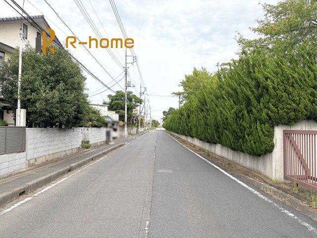 水戸市堀町26期　新築戸建て　1号棟の前面道路含む現地写真|堂々！建物完成♪実際のお部屋をご見学可能です♪
ご見学が一番の資料！お気軽にお問い合わせ下さい♪
