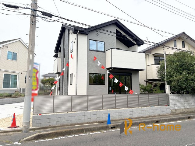 水戸市堀町26期　新築戸建て　1号棟の外観|建物完成いたしました！ご予約で『平日』や『夕方』などでもご見学可能です！