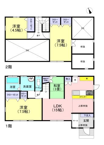 鴻巣市八幡田の間取り