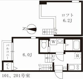 クレーシェレ瑞穂の間取り