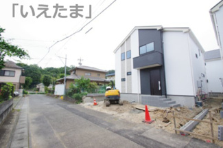 【前面道路含む現地写真】 | 【仲介手数料無料！！】八王子市上柚木　新築戸建て（全3棟）2号棟　4990万円 | 1号棟