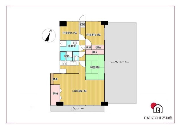 【間取り】 | コンフォート熊谷