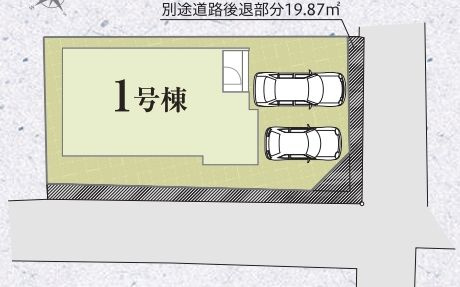 貝塚市堀3丁目　新築戸建の区画図