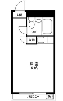 【間取り】 | 新井マンション | 間取りです。