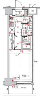 【間取り】 | ＭＡＸＩＶ住吉 | 間取りです。