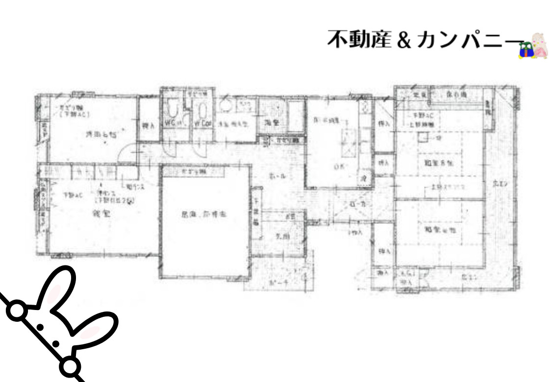 小栗6丁目の中古戸建の間取り