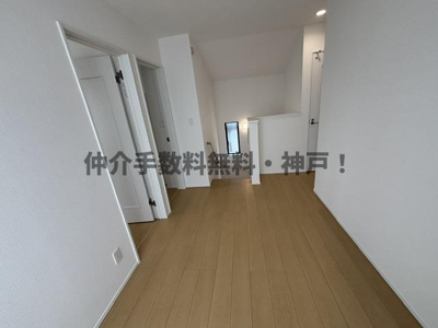 【洋室】 | 神戸市須磨区白川台2丁目　新築戸建　仲介手数料無料！ | 洋室です