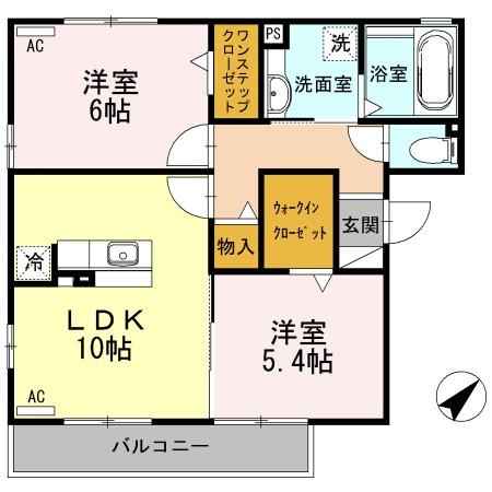 コンフォートの間取り