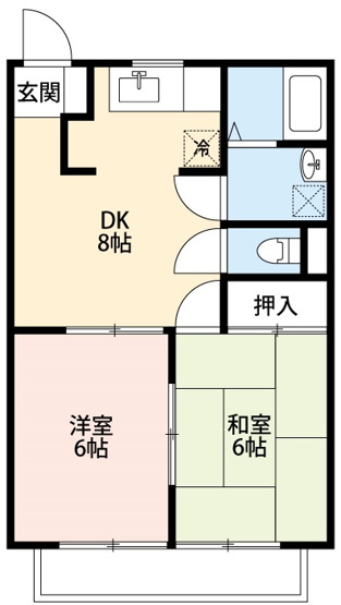【間取り】 | ドエルマルシェＢ