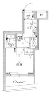 【間取り】 | スカイコート品川仙台坂 | 間取りです。