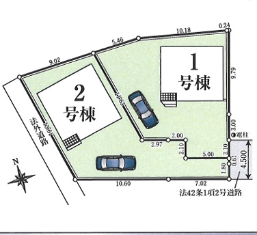 昭島市田中町第９の区画図