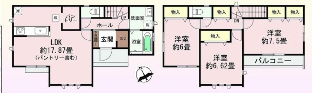 高崎市若松町の間取り|A号棟