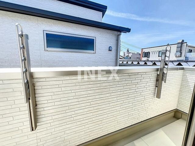 横浜市鶴見区上末吉２丁目の一戸建てのバルコニー