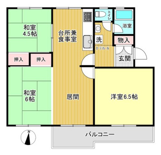 【間取り】 | 鶴川２丁目団地 | ※現況と異なる場合は、現況を優先とさせていただきます。