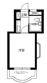 【間取り】 | スカイコート市ヶ谷第３ | 間取りです。