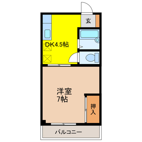 【間取り】 | ハシモトハイツ