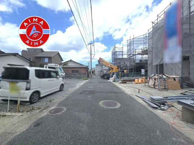 福岡市早良区干隈5丁目第16-2棟（1号棟）の外観|前面道路含む現地の写真です。