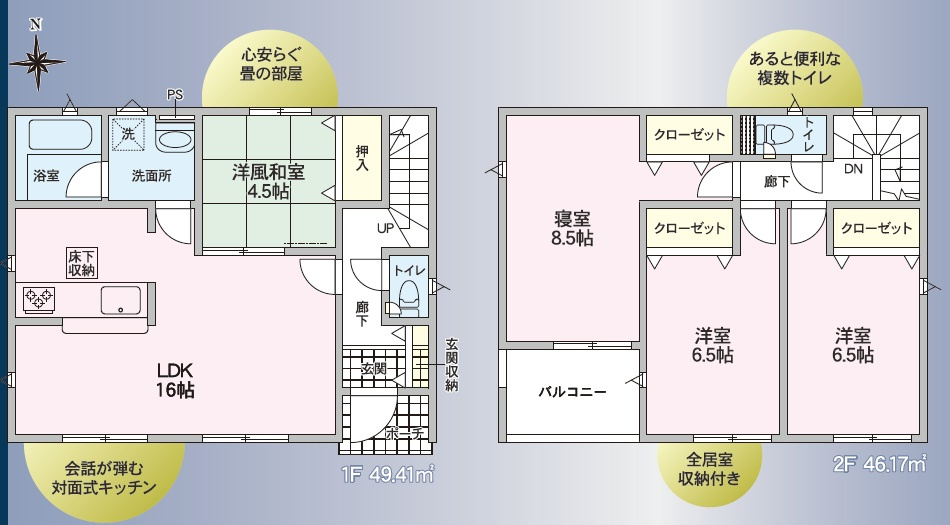 寿北3丁目(第3)の間取り