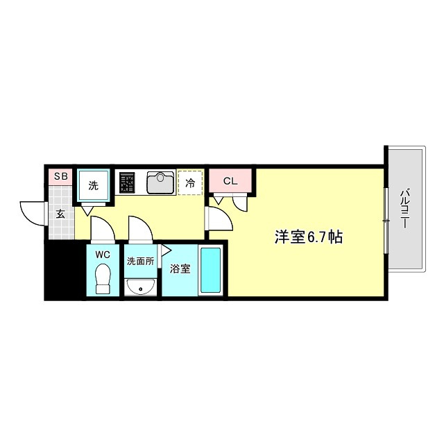 アクアプレイス福島ＥＹＥの間取り