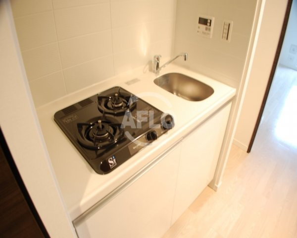 S-RESIDENCE北浜のキッチン|S-RESIDENCE北浜　2口ガスシステムキッチン