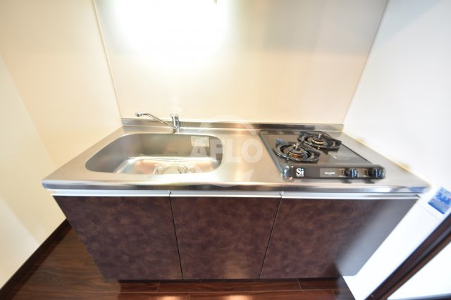 S-RESIDENCE淀屋橋のキッチン|S-RESIDENCE淀屋橋　2口ガスシステムキッチン