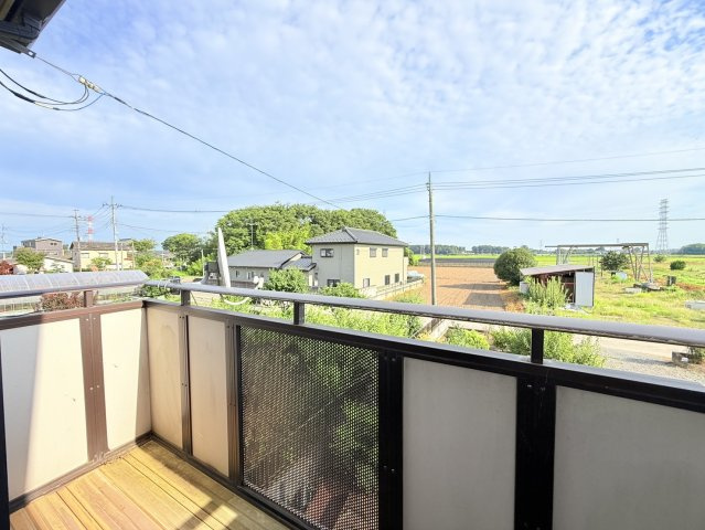 結城郡八千代町中古戸建（土地付き）のバルコニー