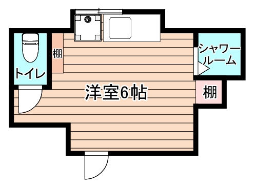 大阪市都島区都島中通３丁目のアパートの間取り
