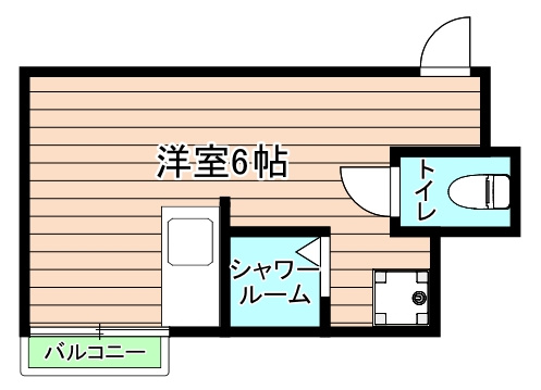大阪市都島区都島中通３丁目のアパートの間取り