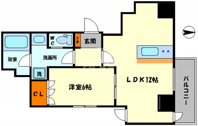 プレディアコート本町の間取り|プレディアコート本町　開放感のある間取り